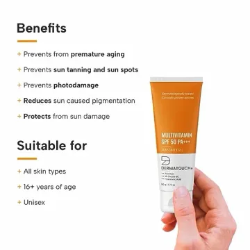 Dermatouch Multivitamin Spf 50+++ Sunscreen Gel product image