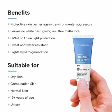 Dermatouch Ultra Matt Spf 50+++ Sunscreen Gel 25gm product image