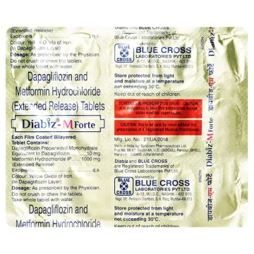 Diabiz M Forte Tablet product image