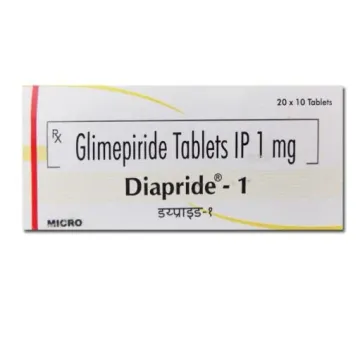 Diapride 1 Tablet product image