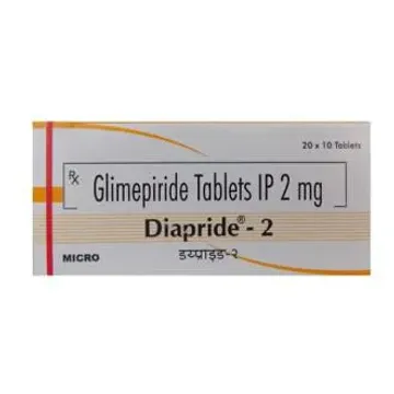 Diapride 2 Tablet product image