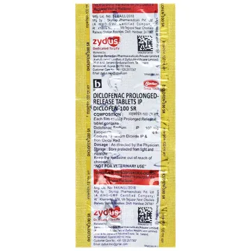 Diclofen Sr 100mg Tablet product image