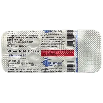 Digoxin 0.25 Tablet product image