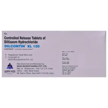 Dilcontin Xl 120 Tablet product image