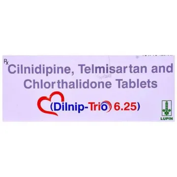 Dilnip Trio 6.25 Tablet product image
