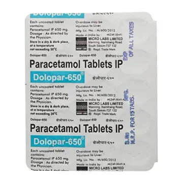 Dolopar 650 Tablet product image