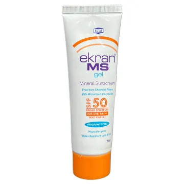 Ekran Ms Spf 50 Sunscreen Gel 50gm product image