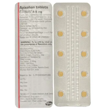 Eliquis 2.5 Tablet product image