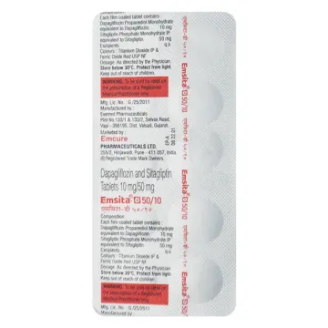 Emsita D 50/10 Tablet product image