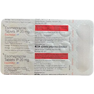 Esomifor 20mg Tablet product image