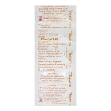 Etocox 120 Tablet product image