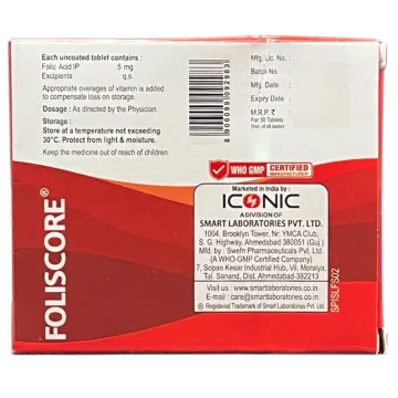 Foliscore Tablet product image