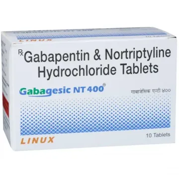 Gabagesic Nt 400 Tablet product image