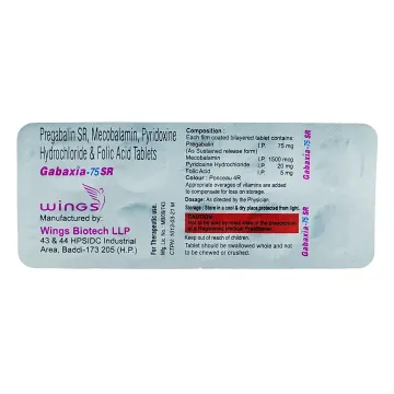 Gabaxia 75 Sr Tablet product image