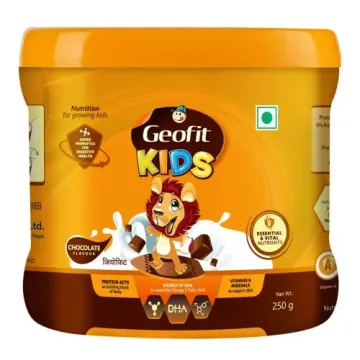 Geofit Chocolate Flavor Kids Protein Powder product image