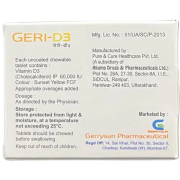 Geri D3 Tablet product image