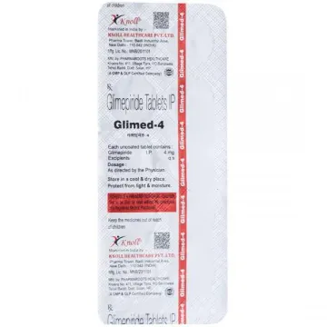 Glimed 4mg Tablet product image