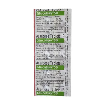 Glucobay 50 Tablet product image