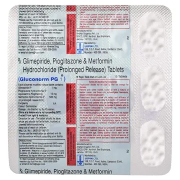 Gluconorm Pg 1 Tablet product image