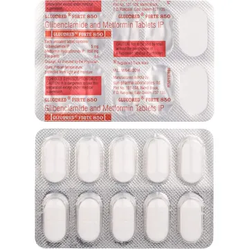Glucored Forte 850 Tablet product image