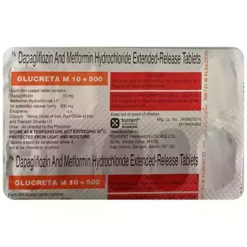 Glucreta M 10/500 Tablet product image