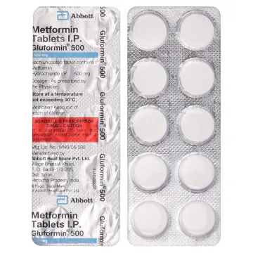 Gluformin 500 Tablet product image