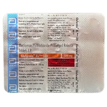 Gluformin Xl 500 Tablet product image