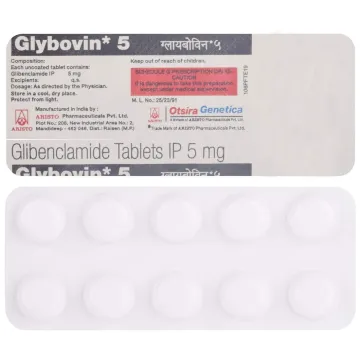 Glybovin 5 Tablet product image