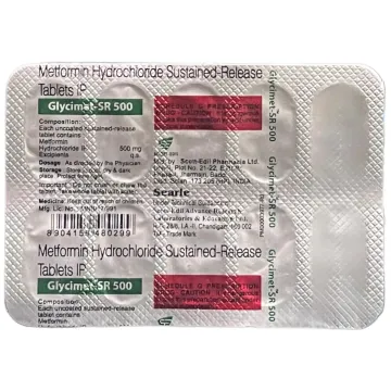 Glycimet Sr 500 Tablet product image