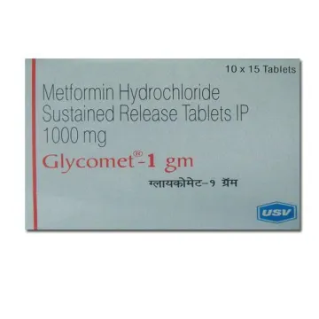 Glycomet 1gm Tablet product image