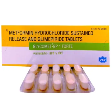 Glycomet-gp 1 Forte Tablet product image
