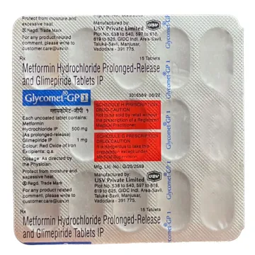 Glycomet Gp 1 Tablet product image
