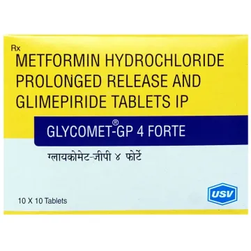 Glycomet-gp 4 Forte Tablet product image