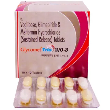 Glycomet Trio 2/0.3 Tablet product image
