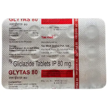 Glytas 80 Tablet product image