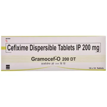 Gramocef O 200 Tablet product image