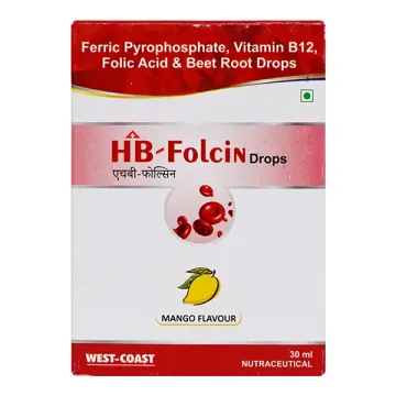 Hb-folcin Drop 30ml product image