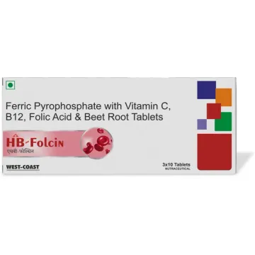 Hb-folcin Tablet product image