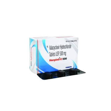 Herpinil V 500 Tablet product image