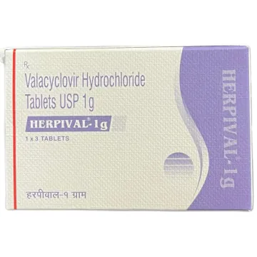 Herpival 1g Tablet product image