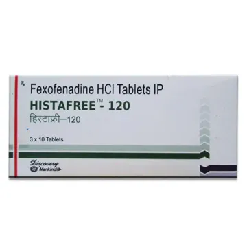 Histafree 120mg Tablet product image