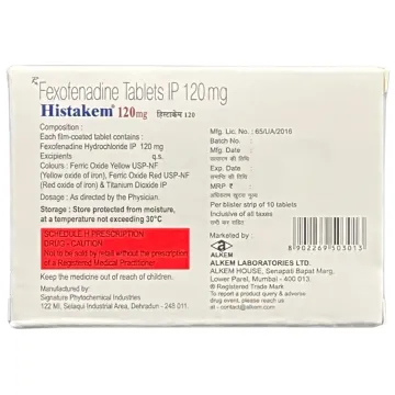 Histakem 120 Tablet product image