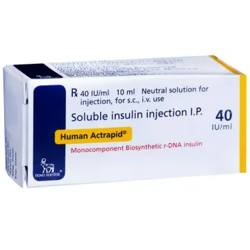 Human Actrapid 40iu/ml Solution For Injection product image