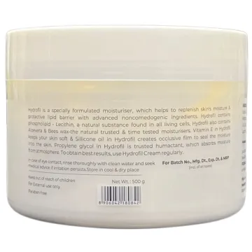 Hydrofil Cream 500gm product image