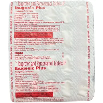 Ibugesic Plus Tablet product image