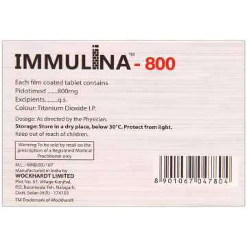 Immulina 800 Tablet product image
