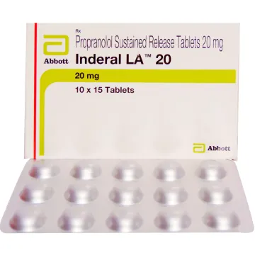 Inderal La 20 Tablets product image