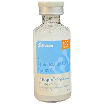 Insugen 50/50 Injection 100iu/ml product image