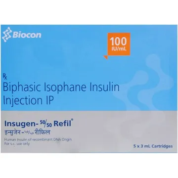 Insugen 50/50 Refill Cartridge 3ml product image