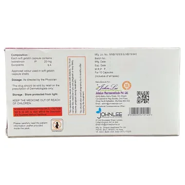 Isofair 20mg Capsule product image